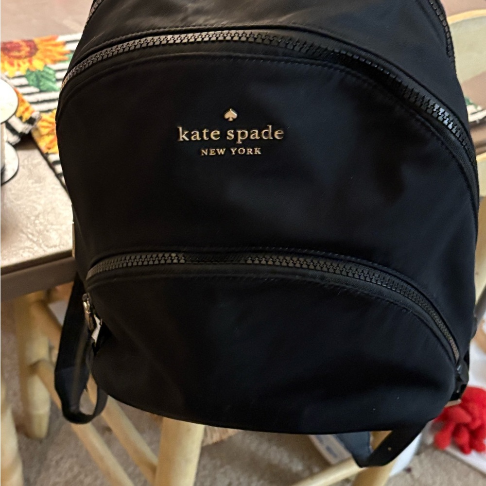 Kate Spade Nylon Black Backpack